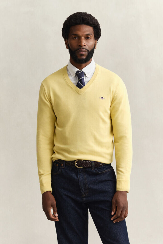 Classic Cotton V-Neck Sweater Classic Cotton V-Neck Sweater