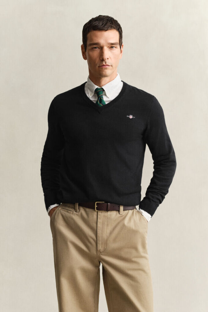 Classic Cotton V-Neck Sweater Classic Cotton V-Neck Sweater