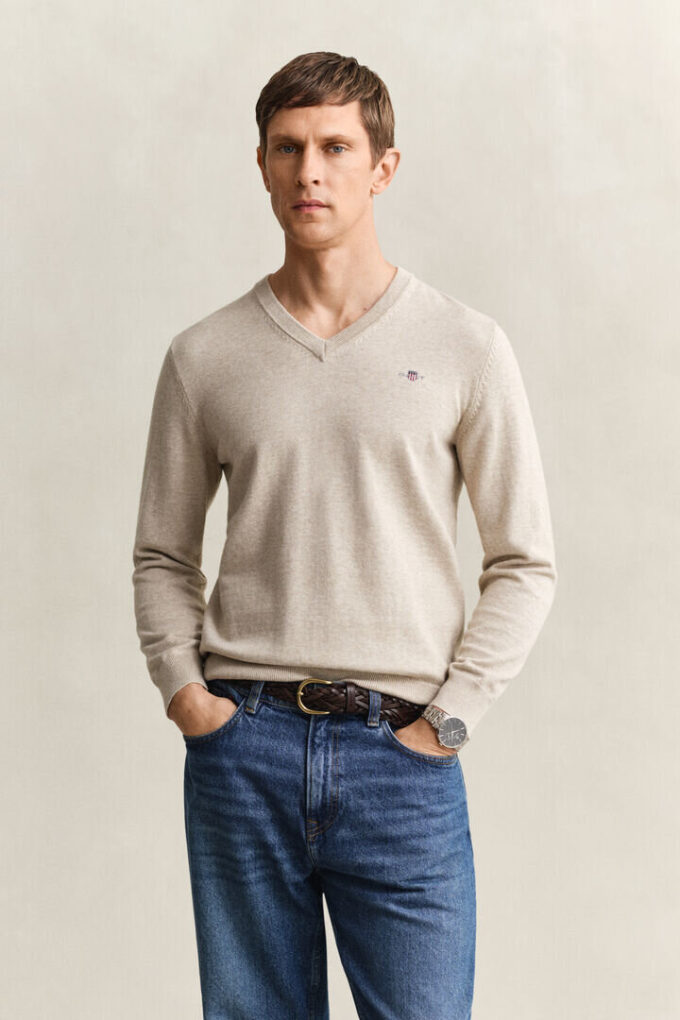 Classic Cotton V-Neck Sweater Classic Cotton V-Neck Sweater