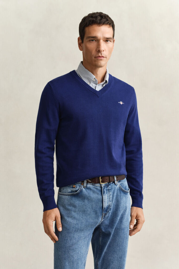 Classic Cotton V-Neck Sweater Classic Cotton V-Neck Sweater