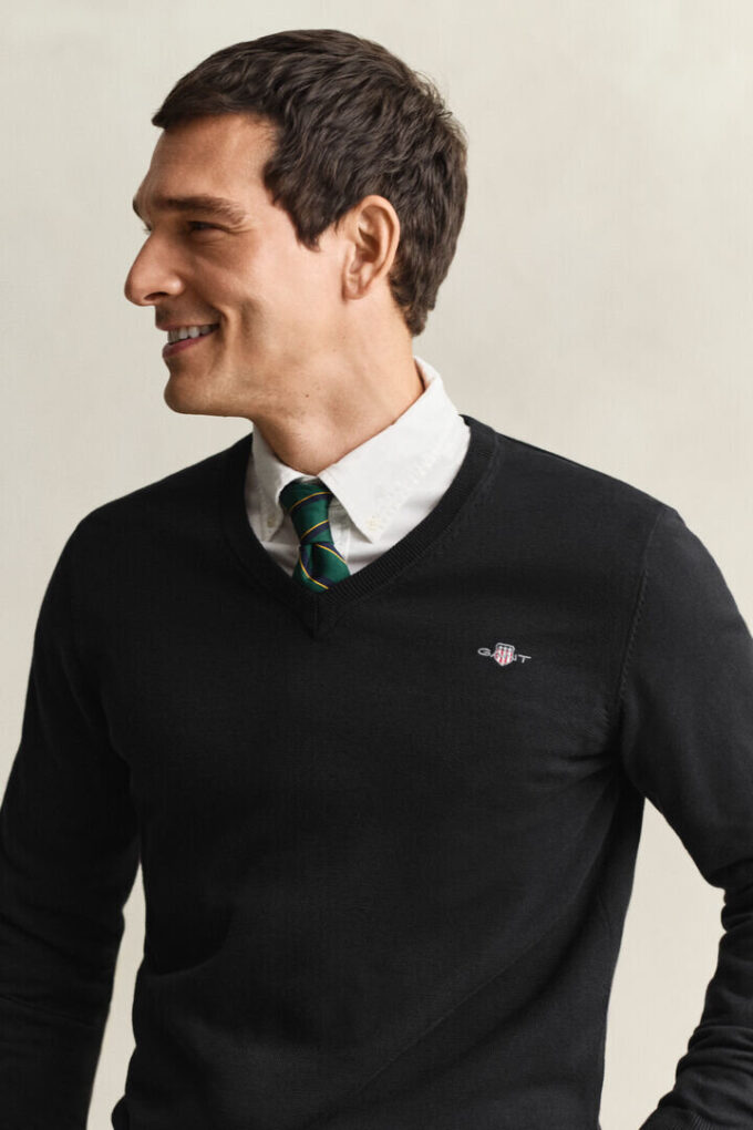 Classic Cotton V-Neck Sweater Classic Cotton V-Neck Sweater