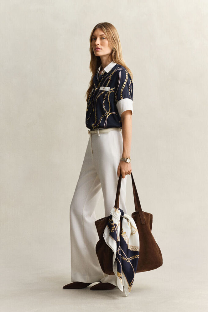 Contrast Blouse Contrast Blouse