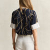 Contrast Blouse Contrast Blouse