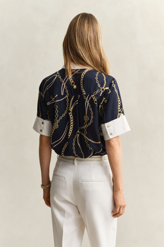 Contrast Blouse Contrast Blouse