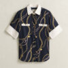 Contrast Blouse Contrast Blouse
