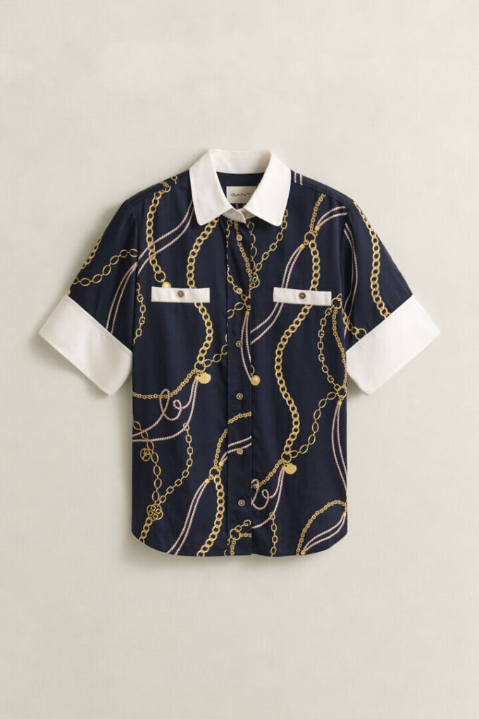 Contrast Blouse Contrast Blouse