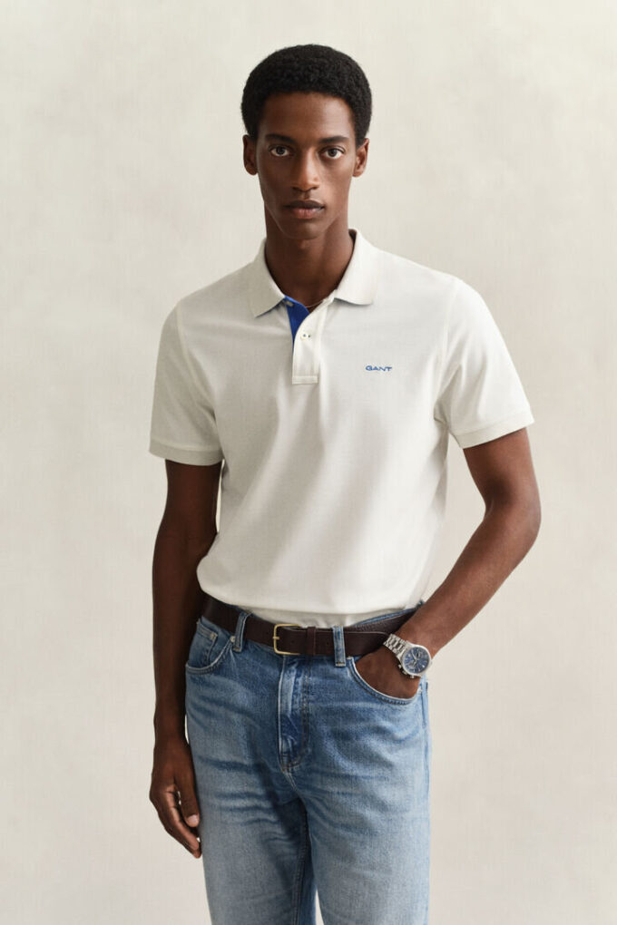 Contrast Piqua Polo Shirt