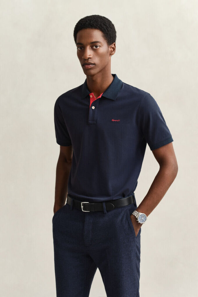Contrast Piqua Polo Shirt