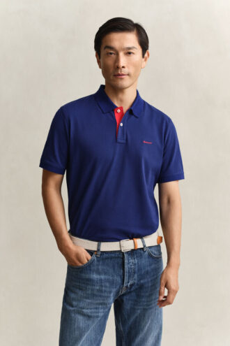 Contrast Piqua Polo Shirt