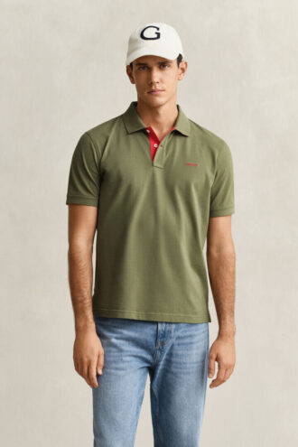 Contrast Piqua Polo Shirt