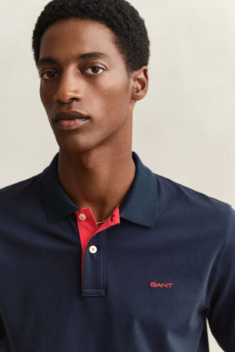 Contrast Piqua Polo Shirt
