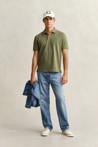 Contrast Piqua Polo Shirt