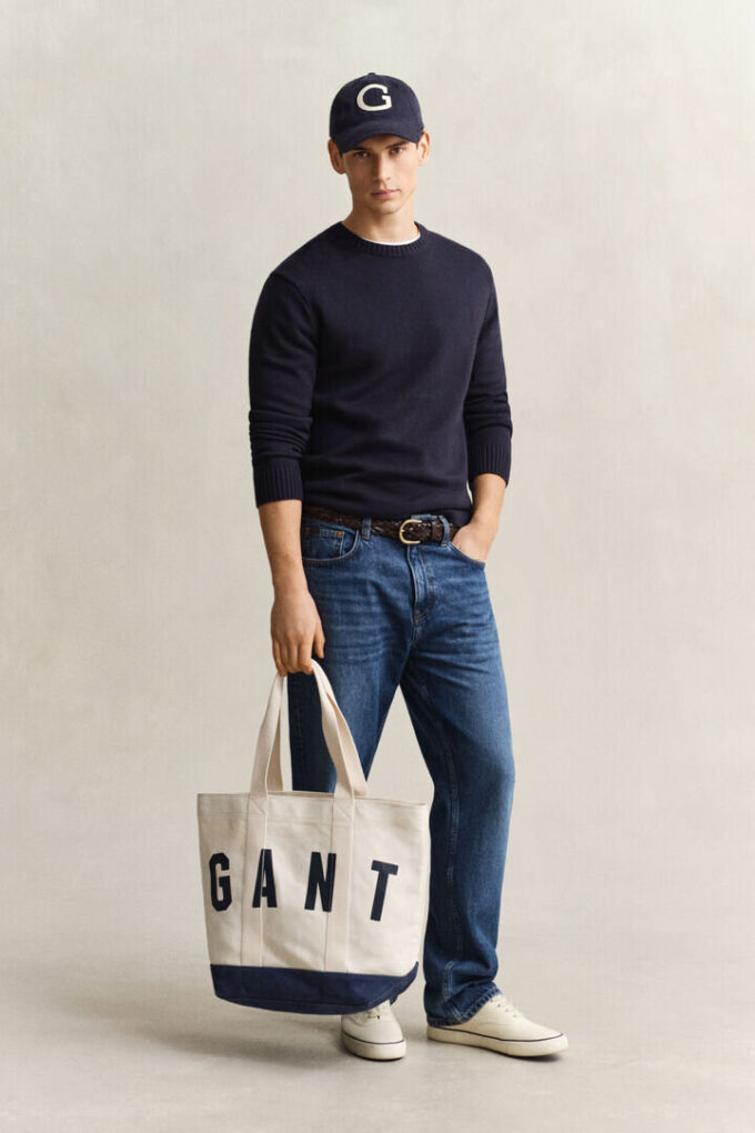 Contrast Tote Bag