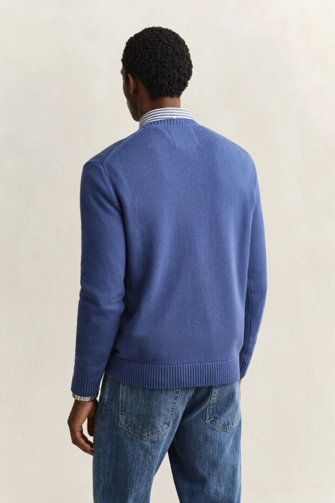 Cotton Blend Crew Neck Sweater Cotton Blend Crew Neck Sweater