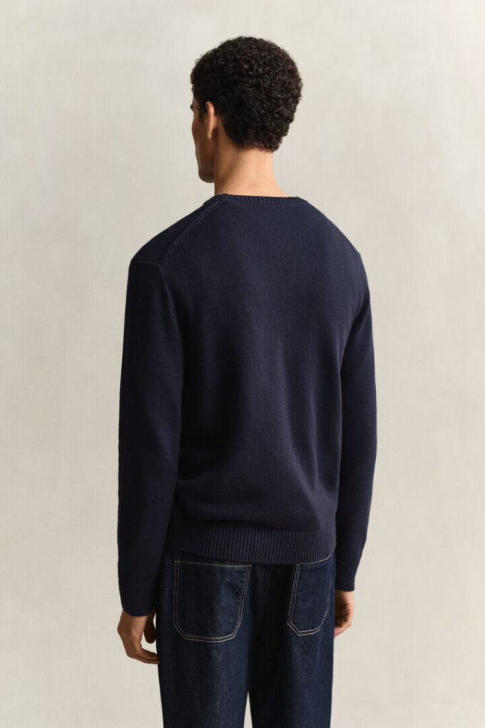 Cotton Blend Crew Neck Sweater Cotton Blend Crew Neck Sweater