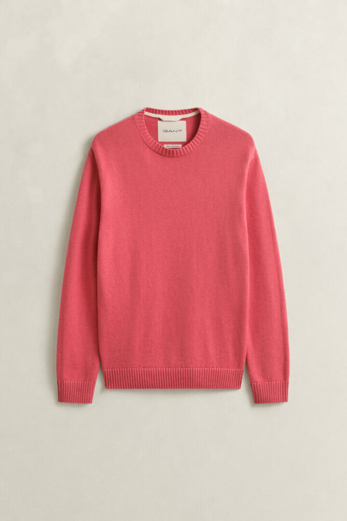 Cotton Blend Crew Neck Sweater Cotton Blend Crew Neck Sweater
