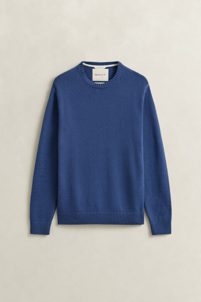 Cotton Blend Crew Neck Sweater Cotton Blend Crew Neck Sweater