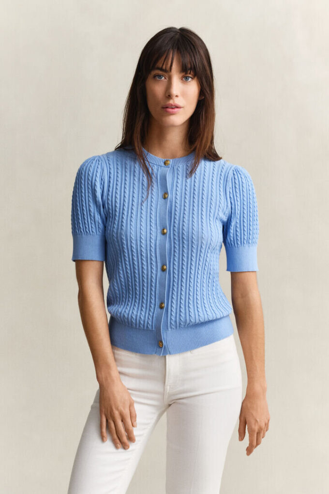 Cotton Cable Knit Cardigan Cotton Cable Knit Cardigan