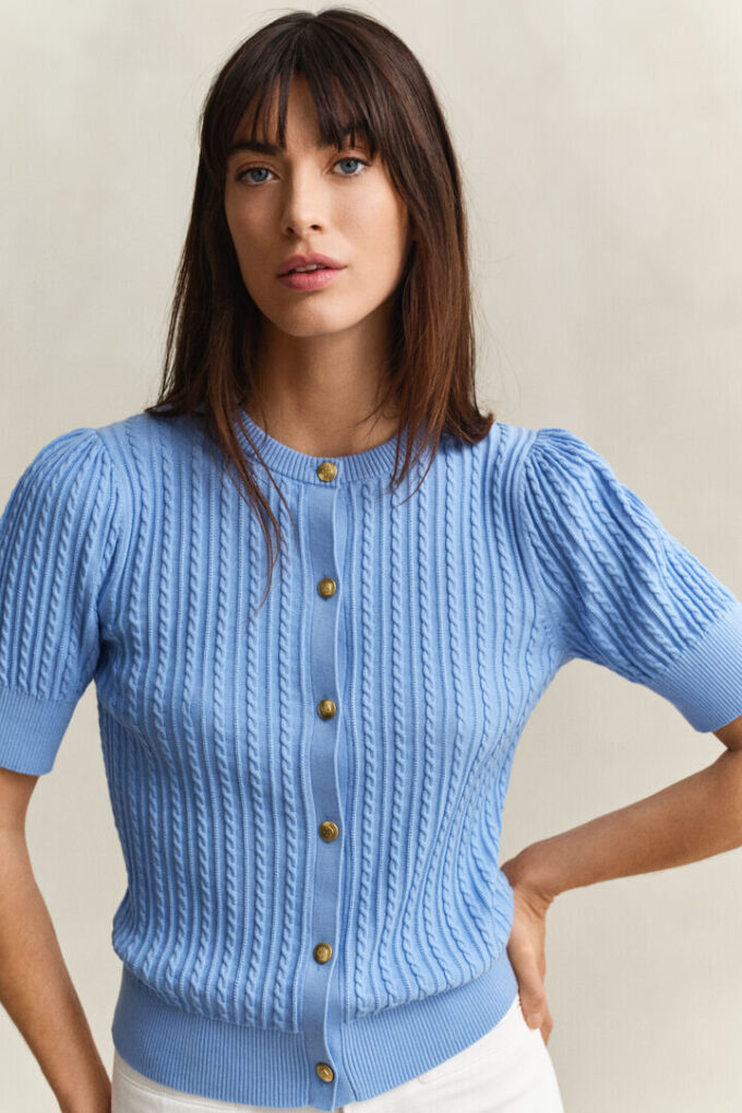 Cotton Cable Knit Cardigan Cotton Cable Knit Cardigan
