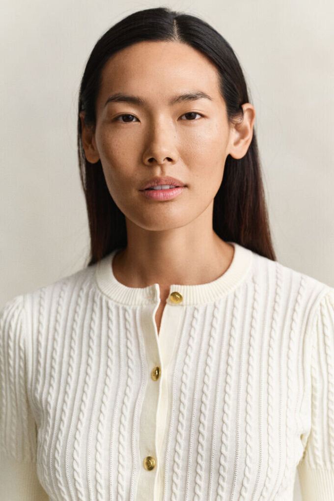 Cotton Cable Knit Cardigan Cotton Cable Knit Cardigan
