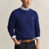Cotton Cable Knit Crew Neck Sweater Cotton Cable Knit Crew Neck Sweater