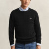 Cotton Cable Knit Crew Neck Sweater Cotton Cable Knit Crew Neck Sweater