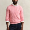 Cotton Cable Knit Crew Neck Sweater Cotton Cable Knit Crew Neck Sweater