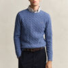 Cotton Cable Knit Crew Neck Sweater Cotton Cable Knit Crew Neck Sweater