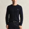 Cotton Cable Knit Crew Neck Sweater Cotton Cable Knit Crew Neck Sweater