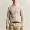 Cotton Cable Knit Crew Neck Sweater Cotton Cable Knit Crew Neck Sweater