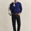 Cotton Cable Knit Crew Neck Sweater Cotton Cable Knit Crew Neck Sweater