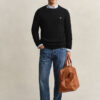 Cotton Cable Knit Crew Neck Sweater Cotton Cable Knit Crew Neck Sweater