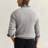 Cotton Cable Knit Crew Neck Sweater Cotton Cable Knit Crew Neck Sweater