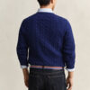Cotton Cable Knit Crew Neck Sweater Cotton Cable Knit Crew Neck Sweater