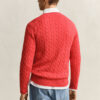 Cotton Cable Knit Crew Neck Sweater Cotton Cable Knit Crew Neck Sweater