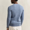 Cotton Cable Knit Crew Neck Sweater Cotton Cable Knit Crew Neck Sweater