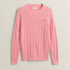 Cotton Cable Knit Crew Neck Sweater Cotton Cable Knit Crew Neck Sweater