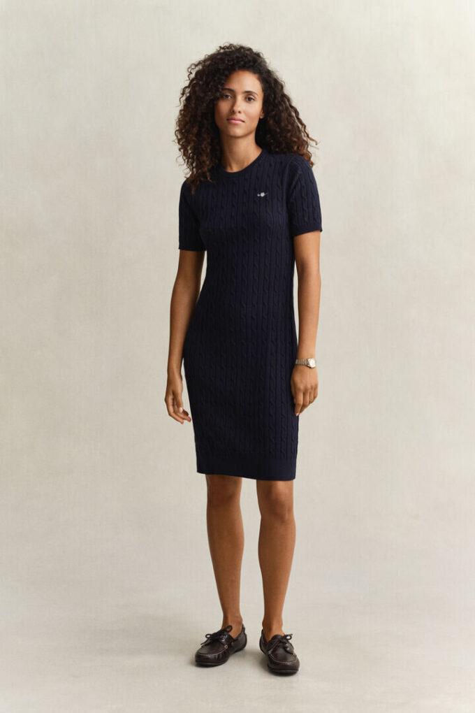 Cotton Cable Knit Dress Cotton Cable Knit Dress