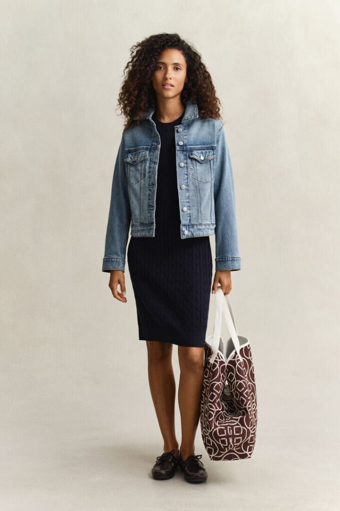 Cotton Cable Knit Dress Cotton Cable Knit Dress