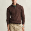 Cotton Cable Knit Half-Zip Sweater Cotton Cable Knit Half-Zip Sweater