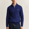 Cotton Cable Knit Half-Zip Sweater Cotton Cable Knit Half-Zip Sweater