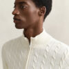 Cotton Cable Knit Half-Zip Sweater Cotton Cable Knit Half-Zip Sweater