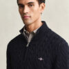 Cotton Cable Knit Half-Zip Sweater Cotton Cable Knit Half-Zip Sweater