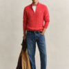 Cotton Cable Knit Half-Zip Sweater Cotton Cable Knit Half-Zip Sweater
