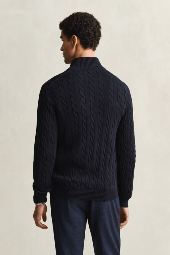Cotton Cable Knit Half-Zip Sweater Cotton Cable Knit Half-Zip Sweater