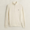 Cotton Cable Knit Half-Zip Sweater Cotton Cable Knit Half-Zip Sweater