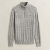 Cotton Cable Knit Half-Zip Sweater Cotton Cable Knit Half-Zip Sweater
