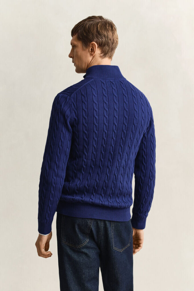 Cotton Cable Knit Half-Zip Sweater Cotton Cable Knit Half-Zip Sweater