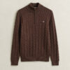 Cotton Cable Knit Half-Zip Sweater Cotton Cable Knit Half-Zip Sweater