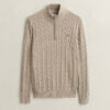 Cotton Cable Knit Half-Zip Sweater Cotton Cable Knit Half-Zip Sweater